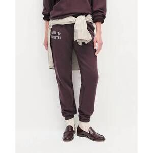 NEW FAVORITE DAUGHTER collegiate jogger in burgundy